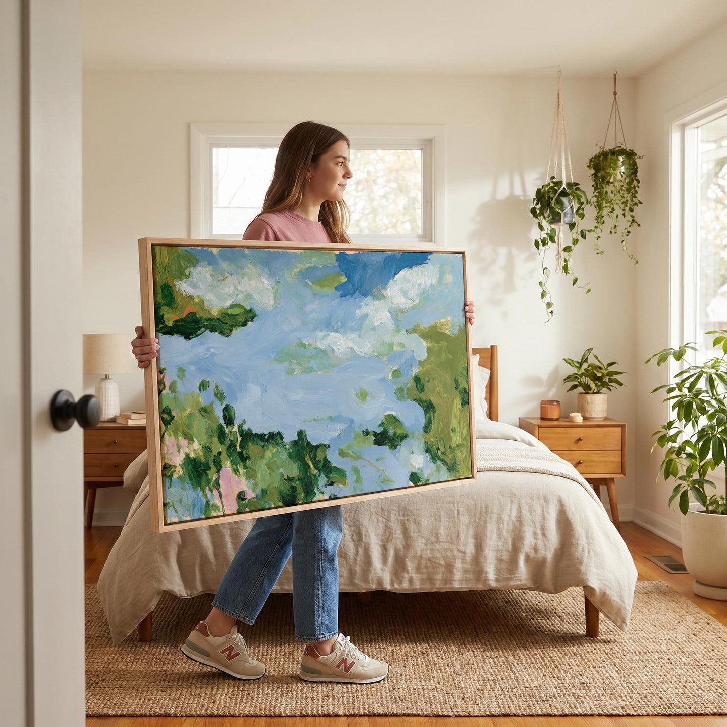 Abstract Sky Landscape Canvas Wall Art