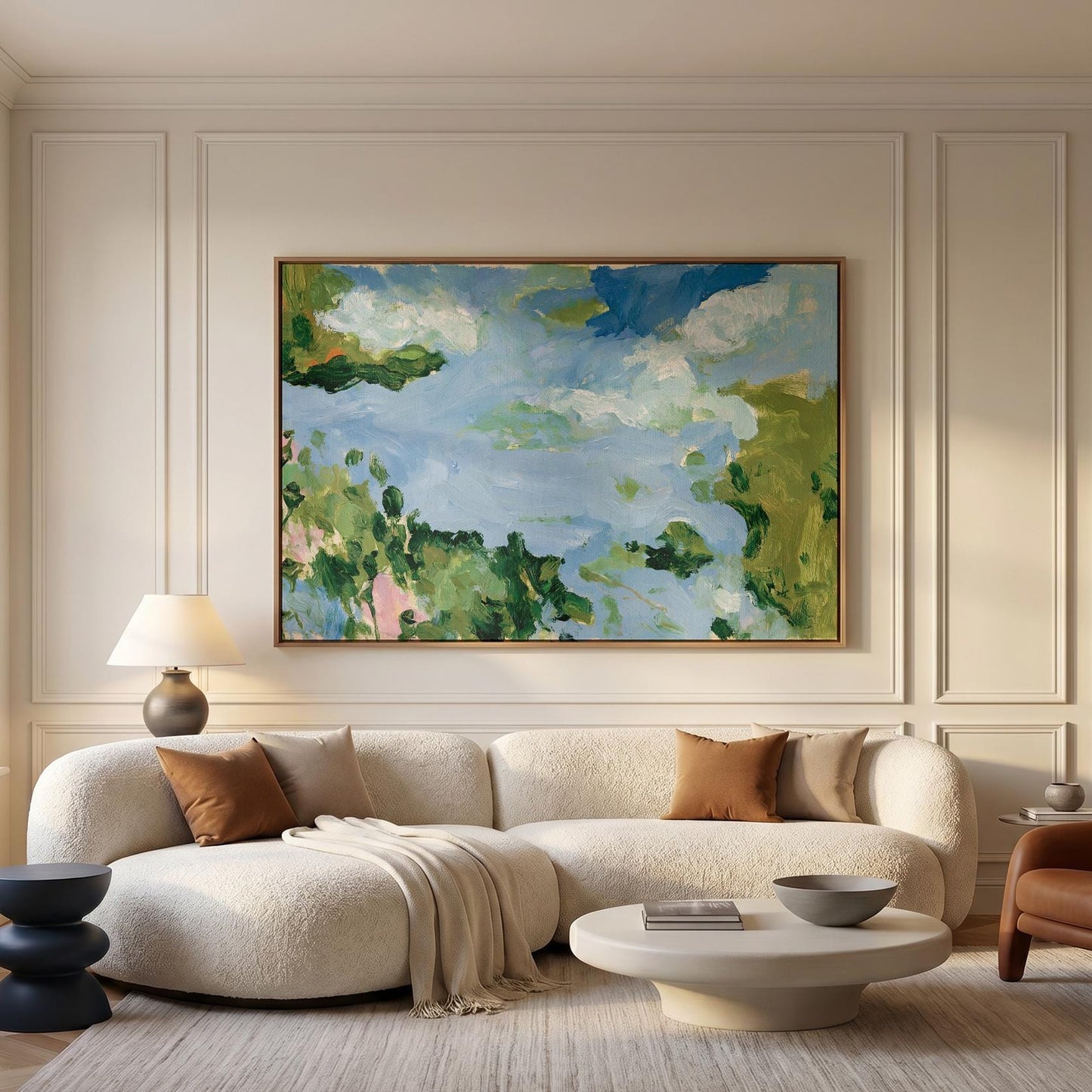 Abstract Sky Landscape Canvas Wall Art