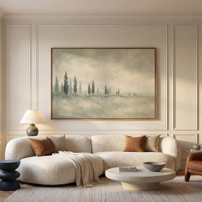 Cypress Tree Landscape Canvas Wall Art