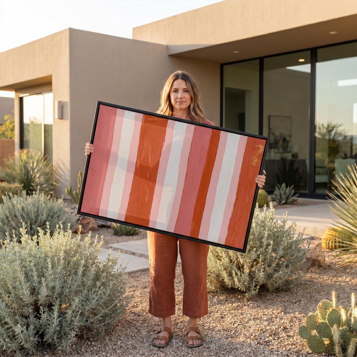 Abstract Stripe Canvas Wall Art