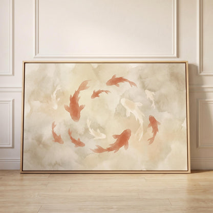 Koi Fish Canvas Wall Art