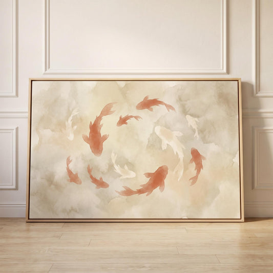 Koi Fish Canvas Wall Art