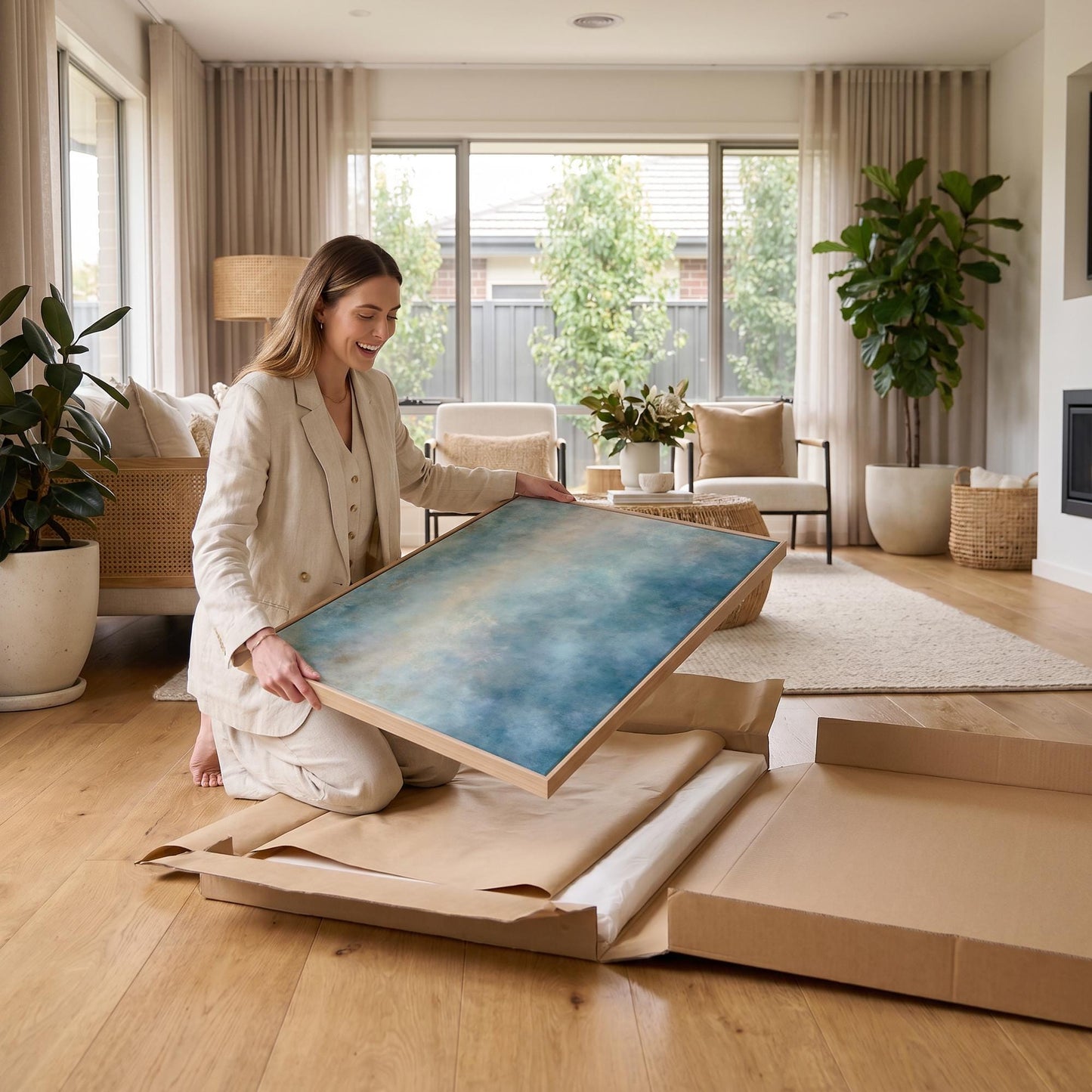 Abstract Sky Canvas Wall Art