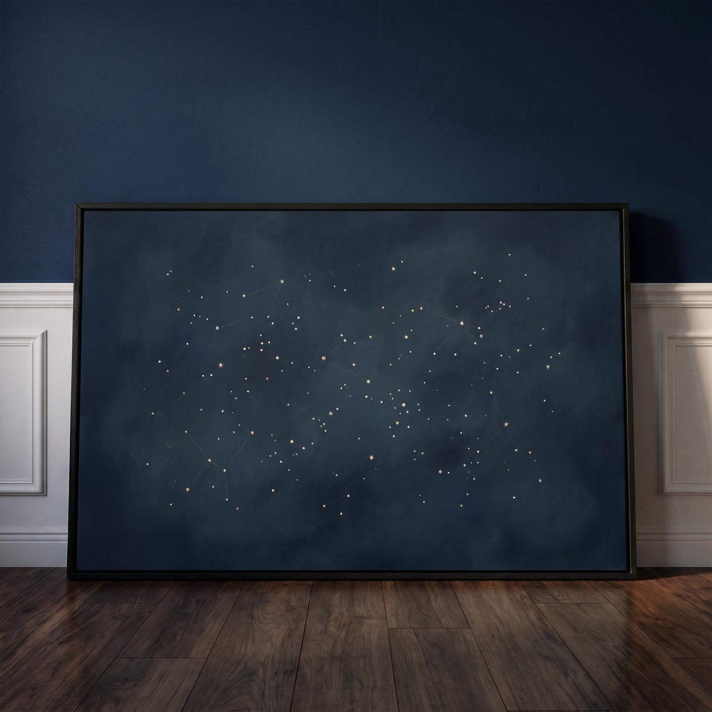 Constellation Map Canvas Wall Art