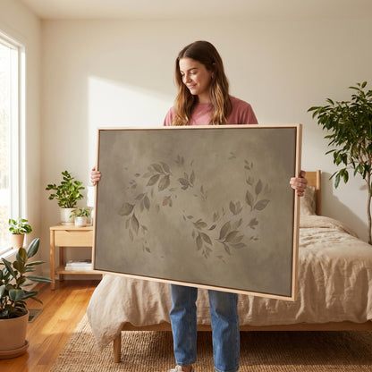 Falling Leaves Canvas Wall Art