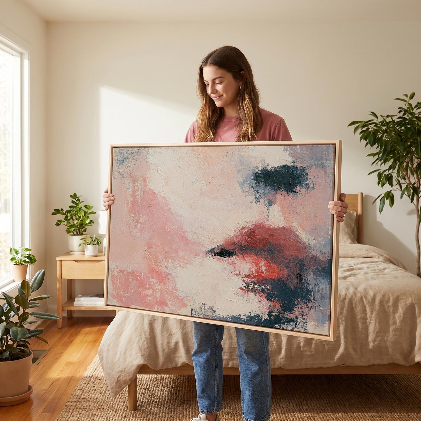 Abstract Face Canvas Wall Art