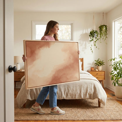Abstract Watercolor Canvas Wall Art