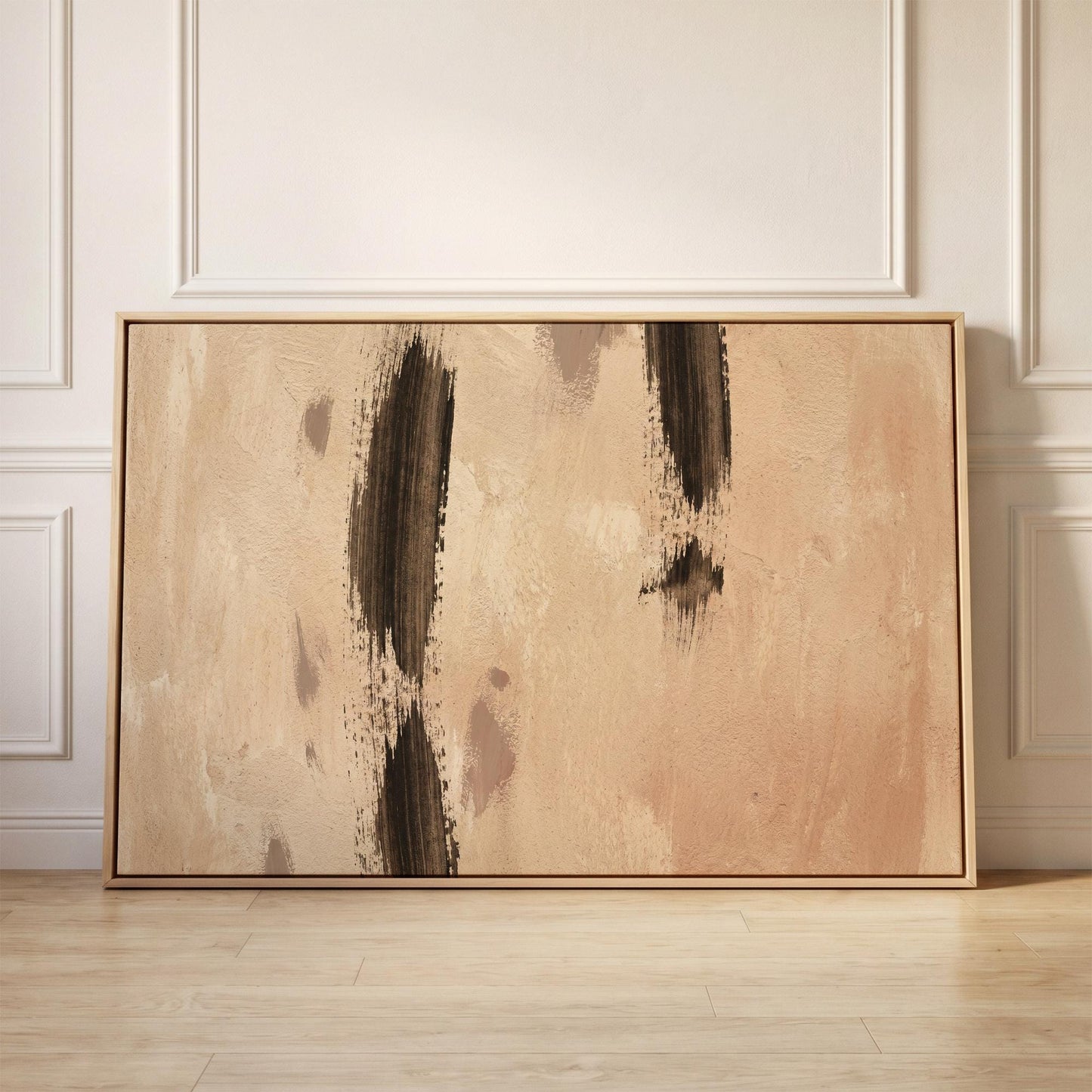 Abstract Brushstroke Canvas Wall Art
