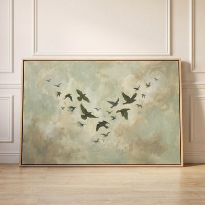 Birds in Flight Canvas Wall Art
