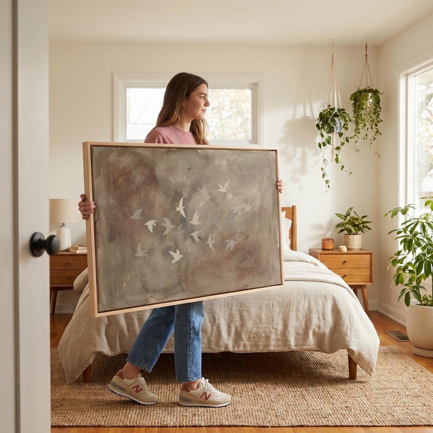 Flying Birds Canvas Wall Art