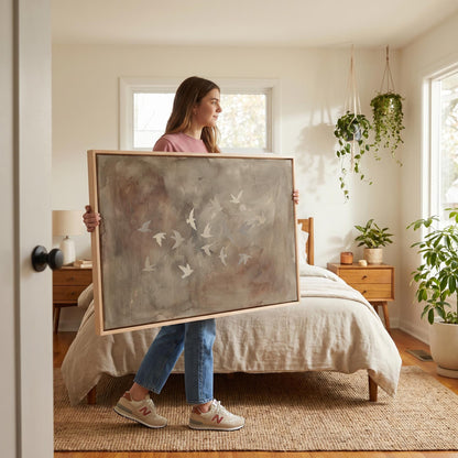 Flying Birds Canvas Wall Art