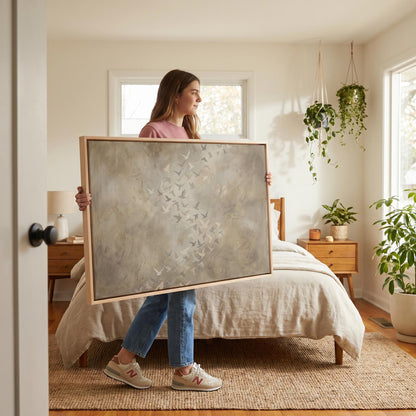Birds in Flight Canvas Wall Art