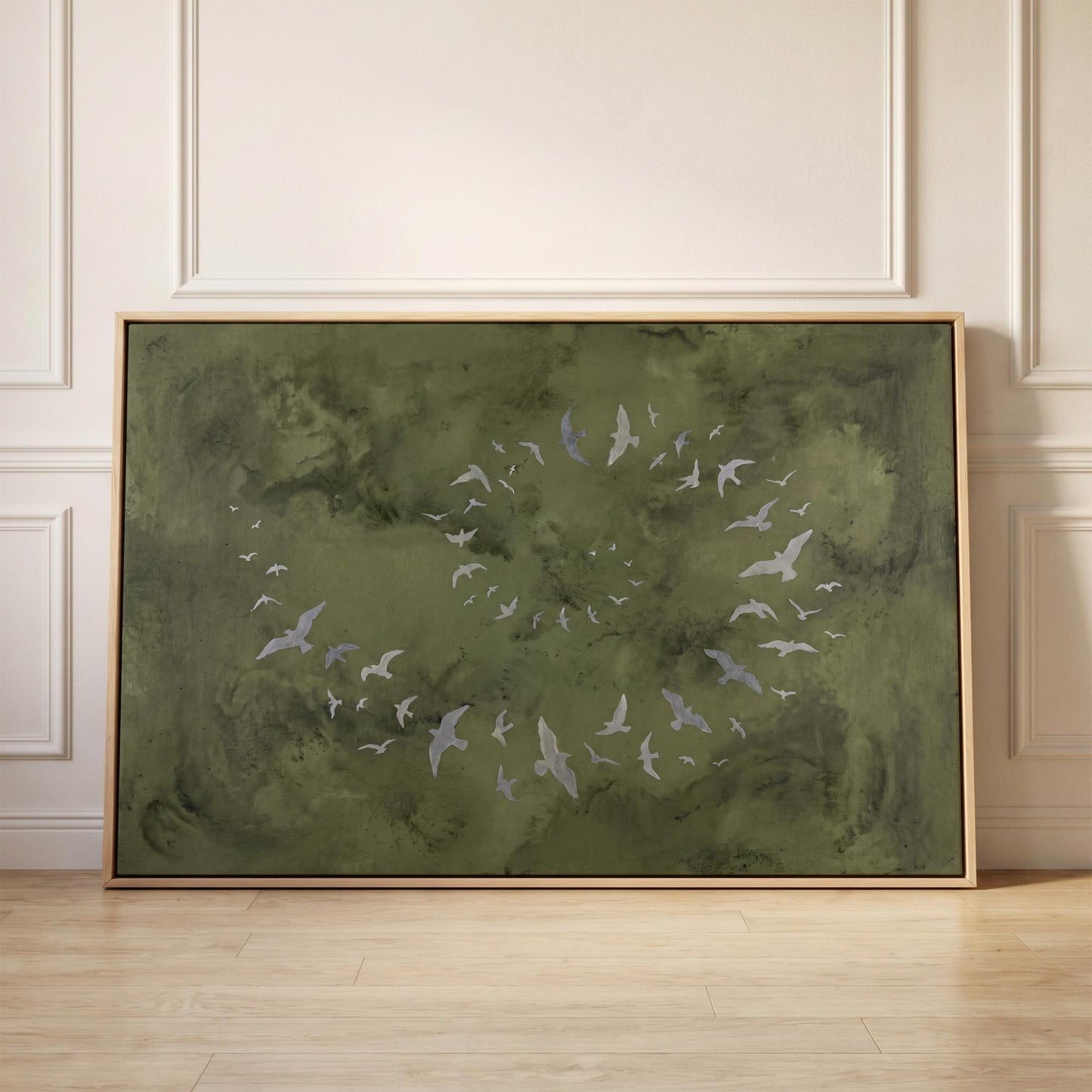 Birds in Flight Canvas Wall Art