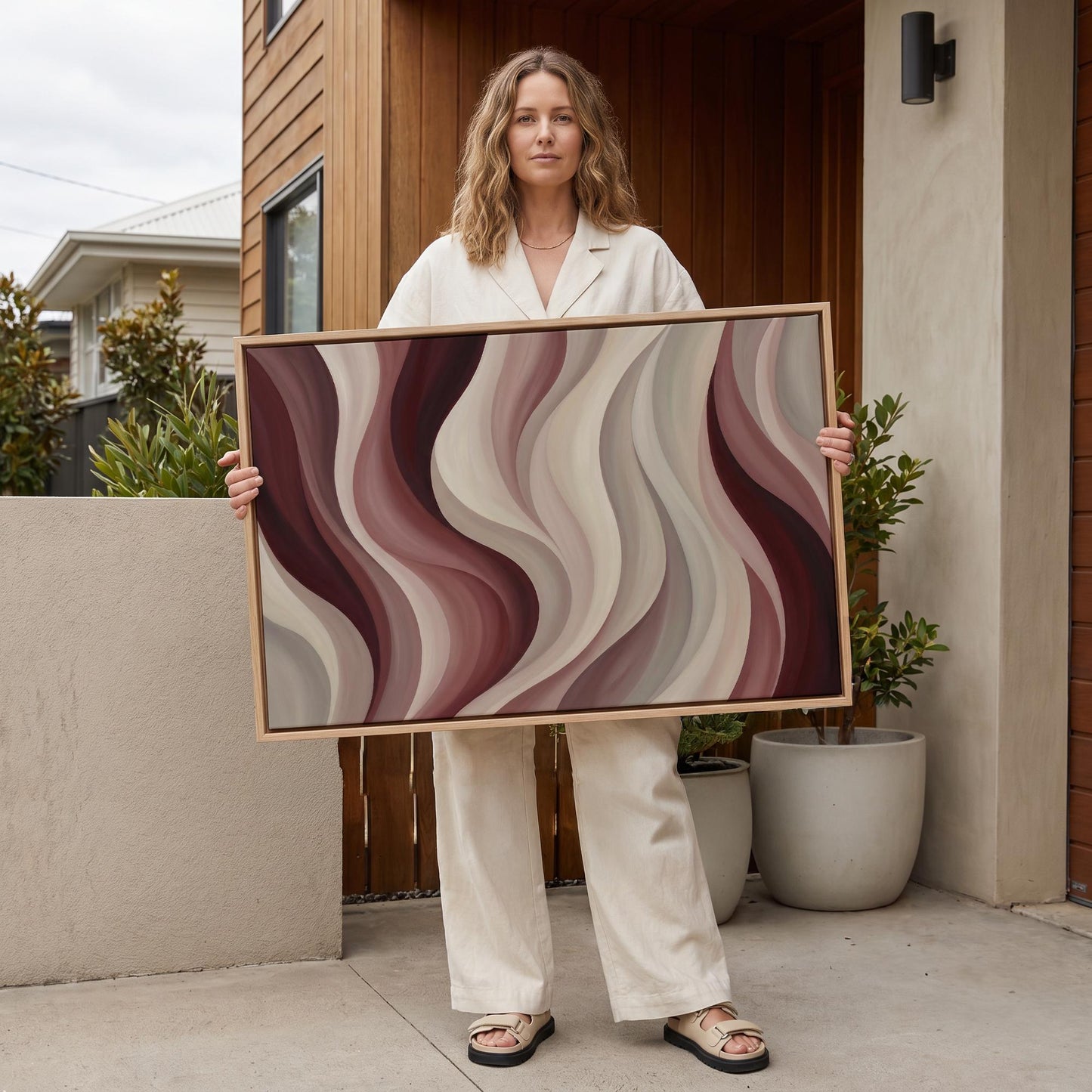 Abstract Wave Canvas Wall Art