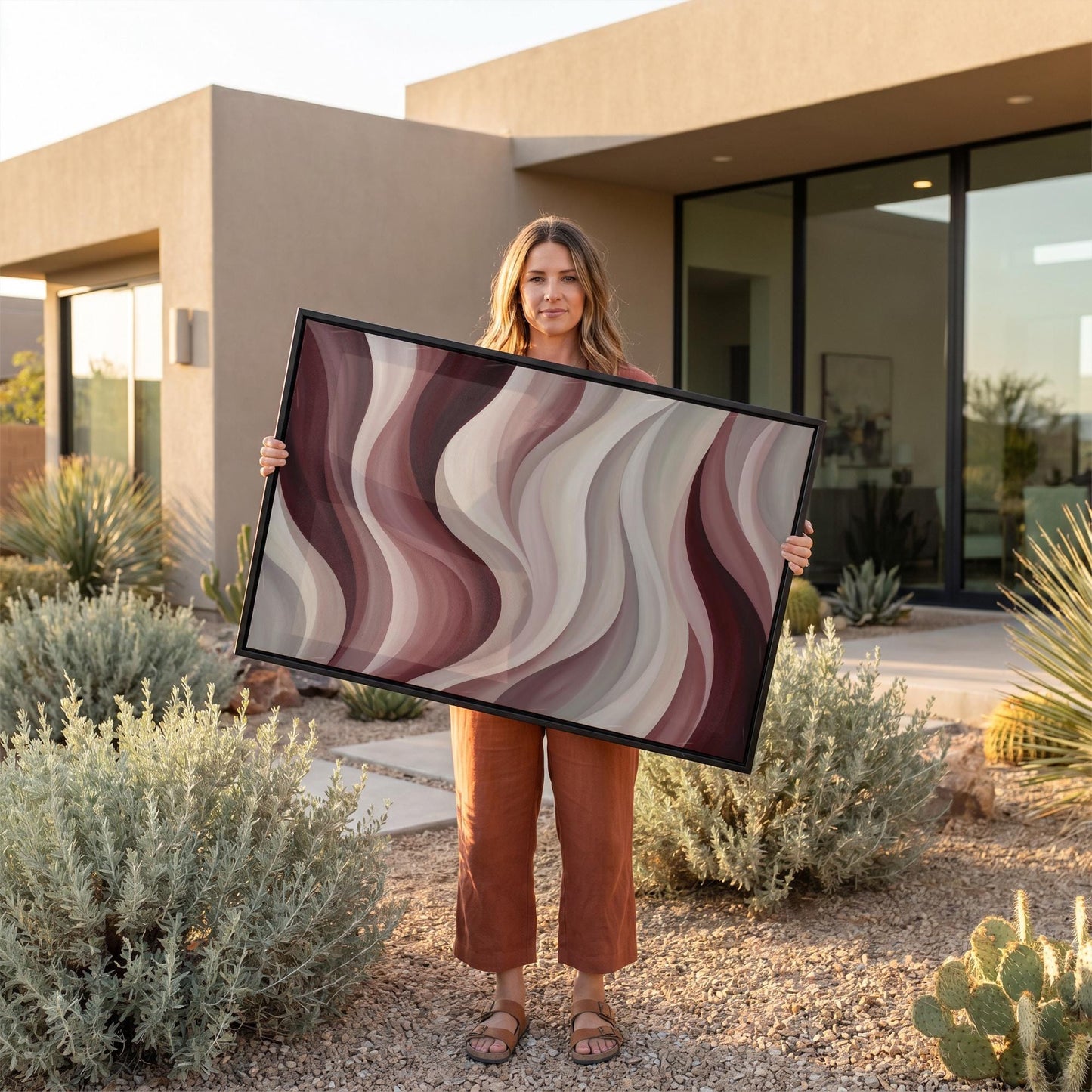 Abstract Wave Canvas Wall Art