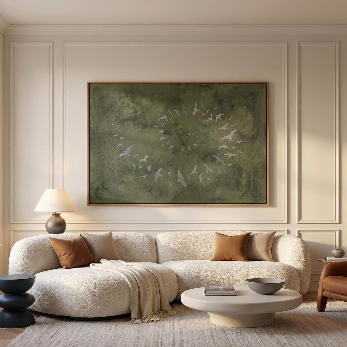 Birds in Flight Canvas Wall Art