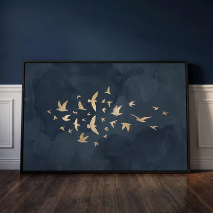 Flying Birds Canvas Wall Art