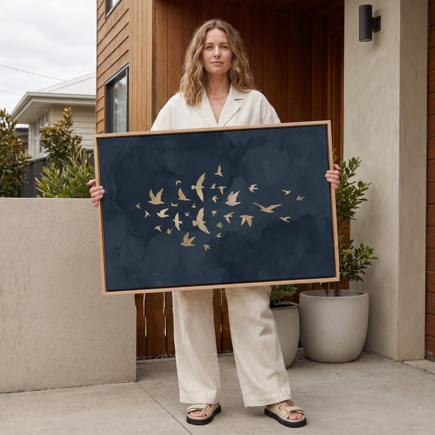 Flying Birds Canvas Wall Art