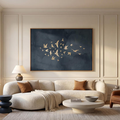 Flying Birds Canvas Wall Art