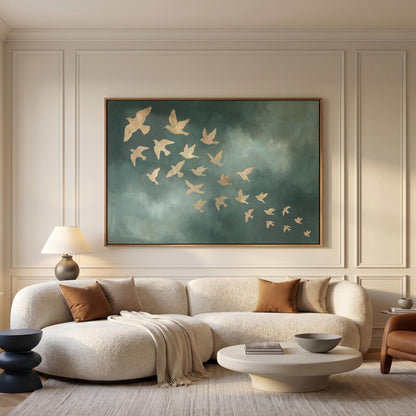 Flying Birds Canvas Wall Art