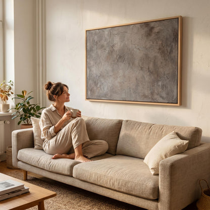 Textured Abstract Canvas Wall Art