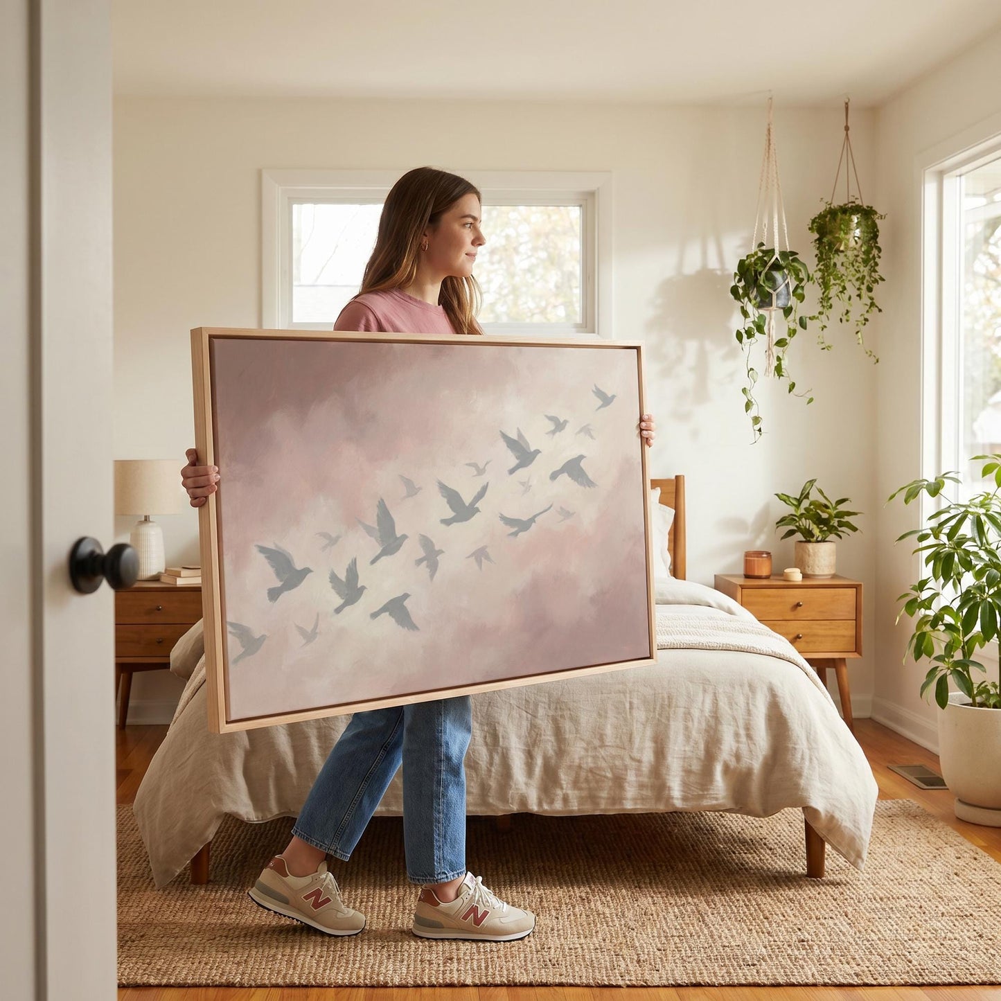 Flying Birds Canvas Wall Art