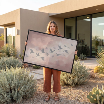 Flying Birds Canvas Wall Art