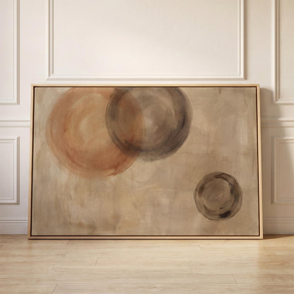 Abstract Circles Canvas Wall Art