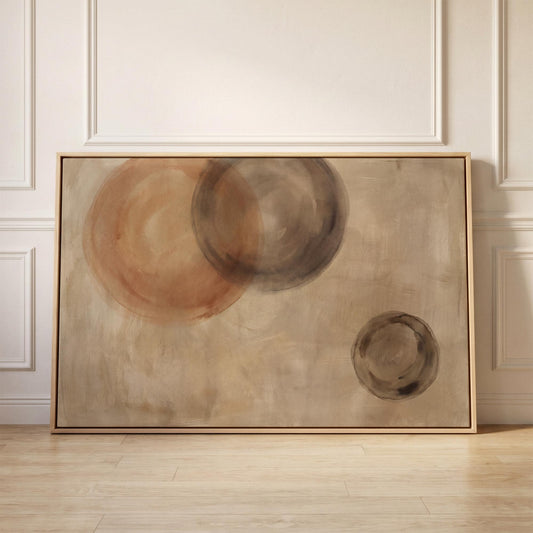 Abstract Circles Canvas Wall Art