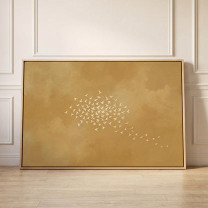 Flock of Birds Canvas Wall Art