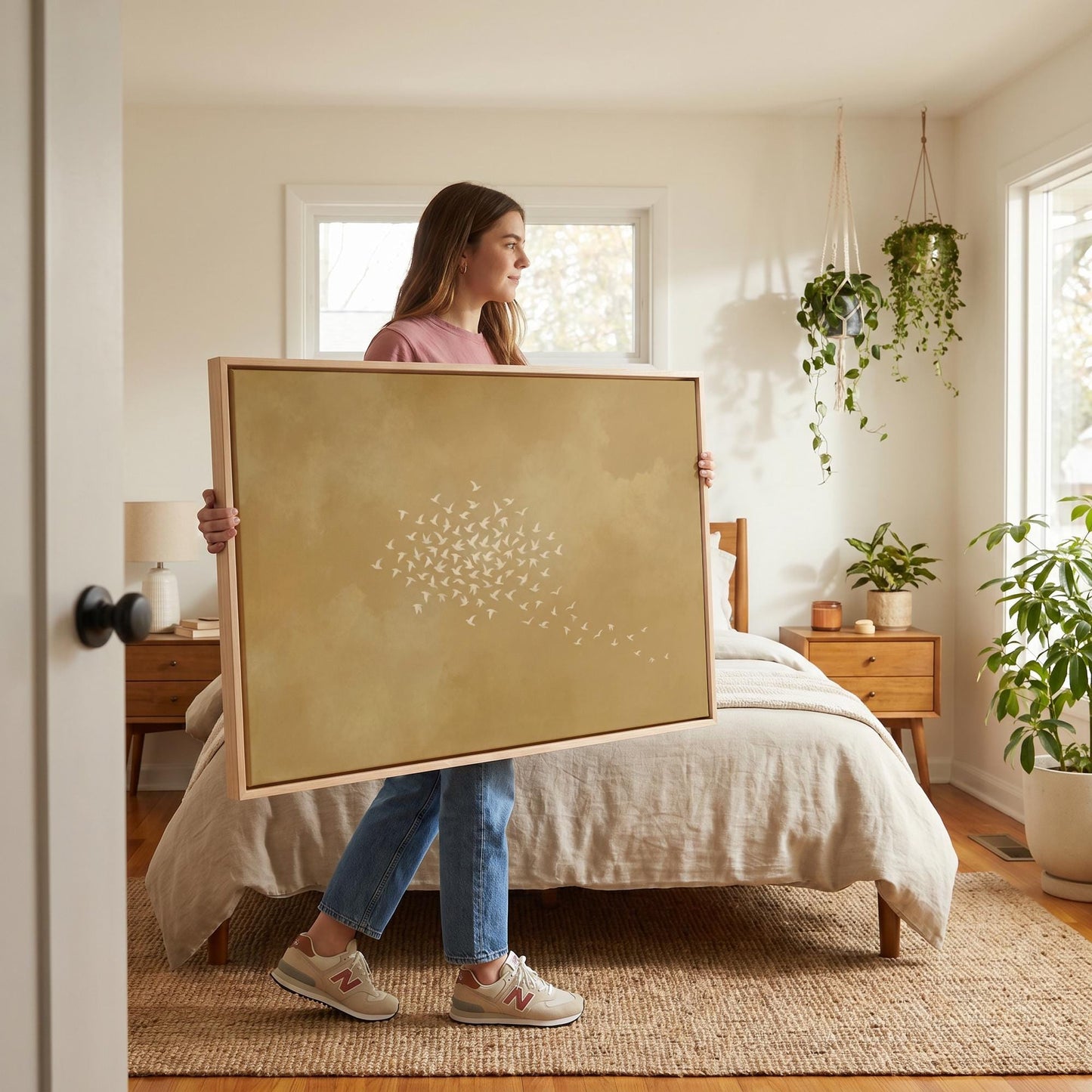 Flock of Birds Canvas Wall Art