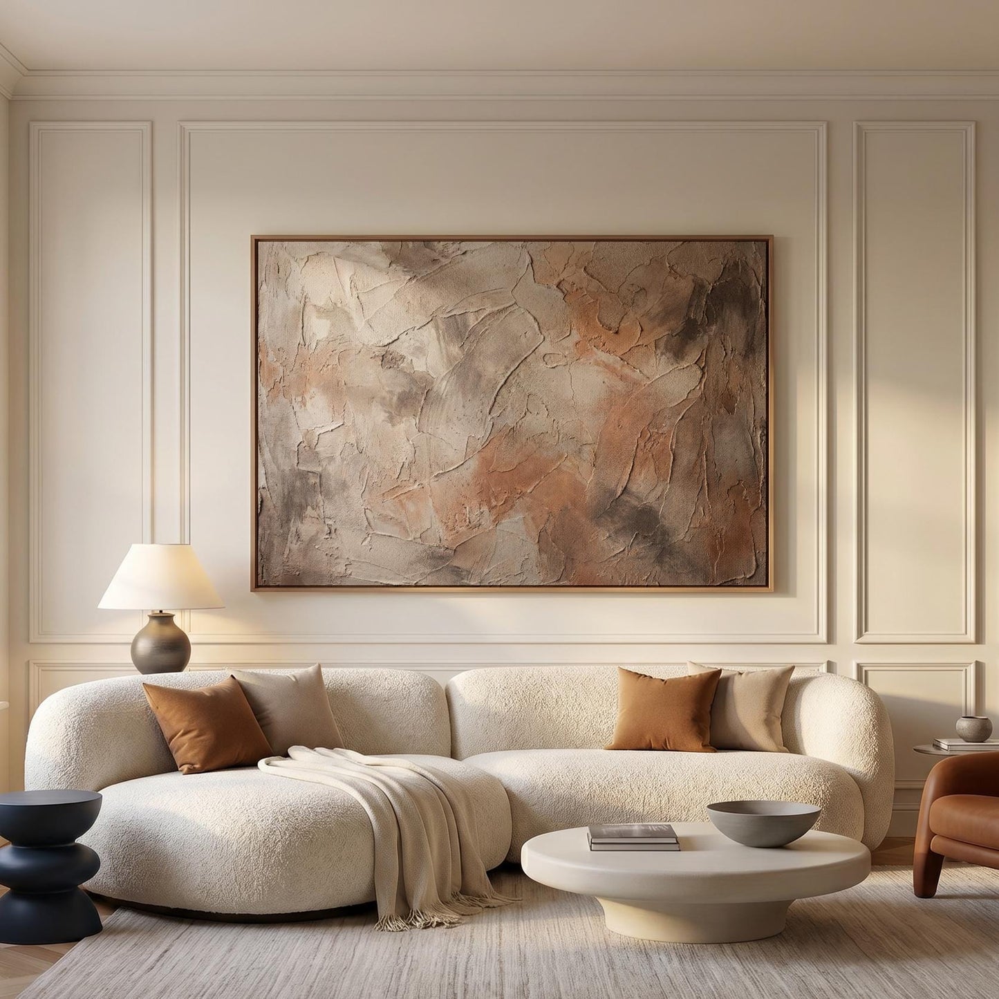 Textured Abstract Canvas Wall Art