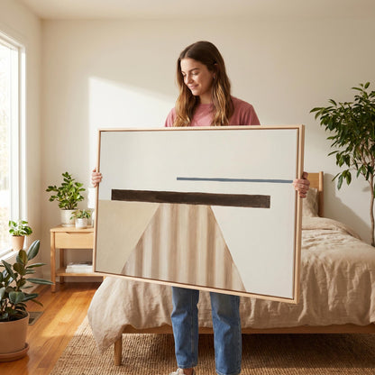 Geometric Abstract Canvas Wall Art