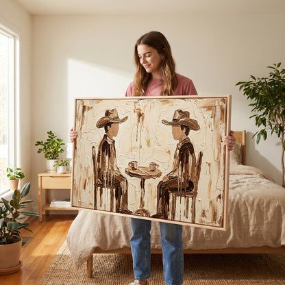 Cowboys Canvas Wall Art