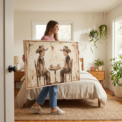 Cowboys Canvas Wall Art