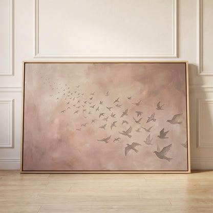 Birds in Flight Canvas Wall Art