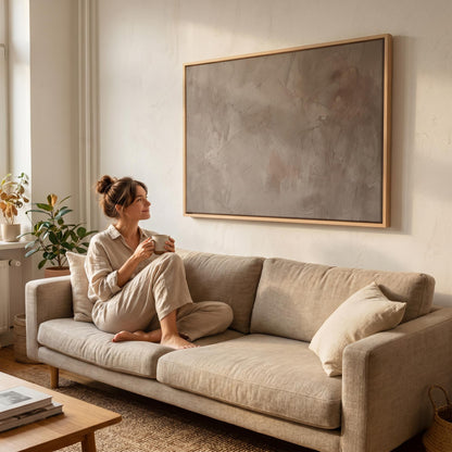 Textured Abstract Canvas Wall Art
