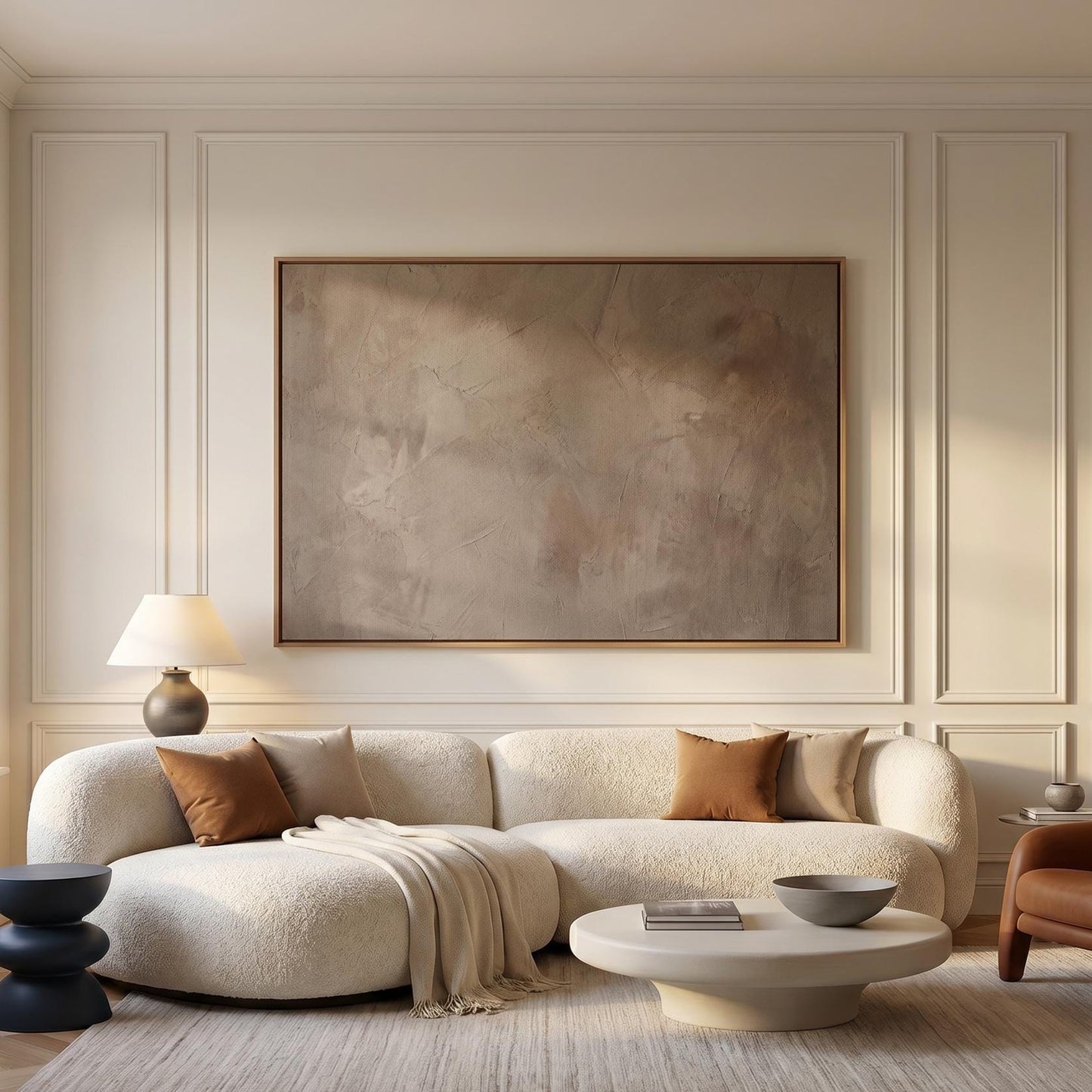 Textured Abstract Canvas Wall Art