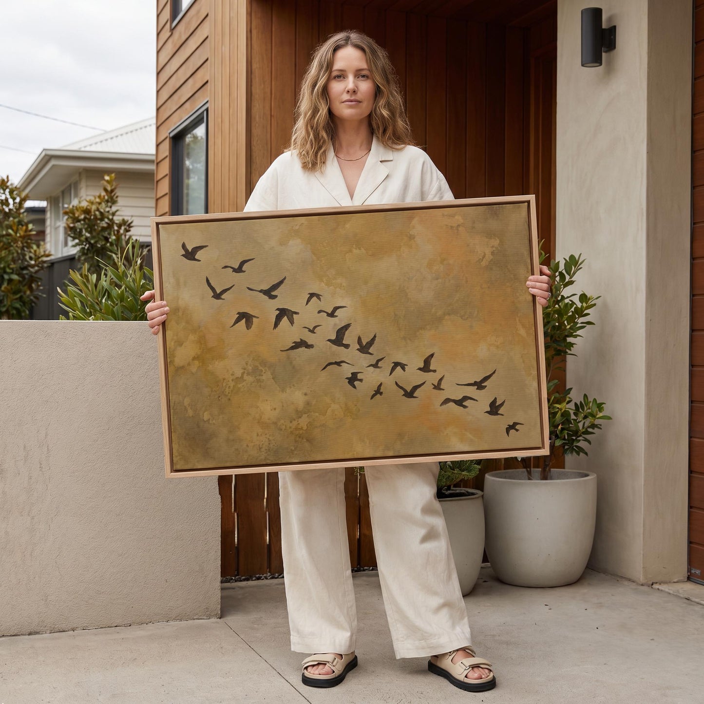 Flying Birds Canvas Wall Art