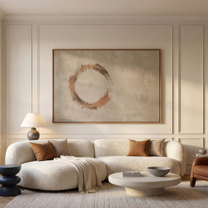 Enso Circle Canvas Wall Art
