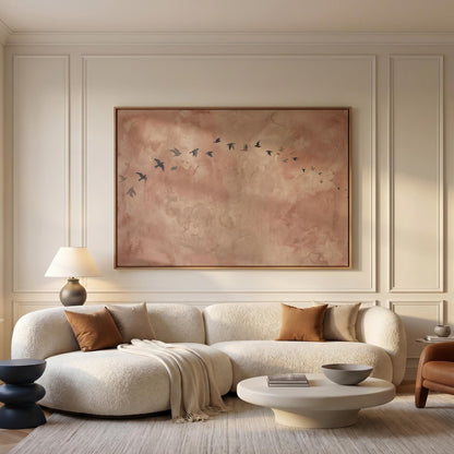 Flying Birds Canvas Wall Art