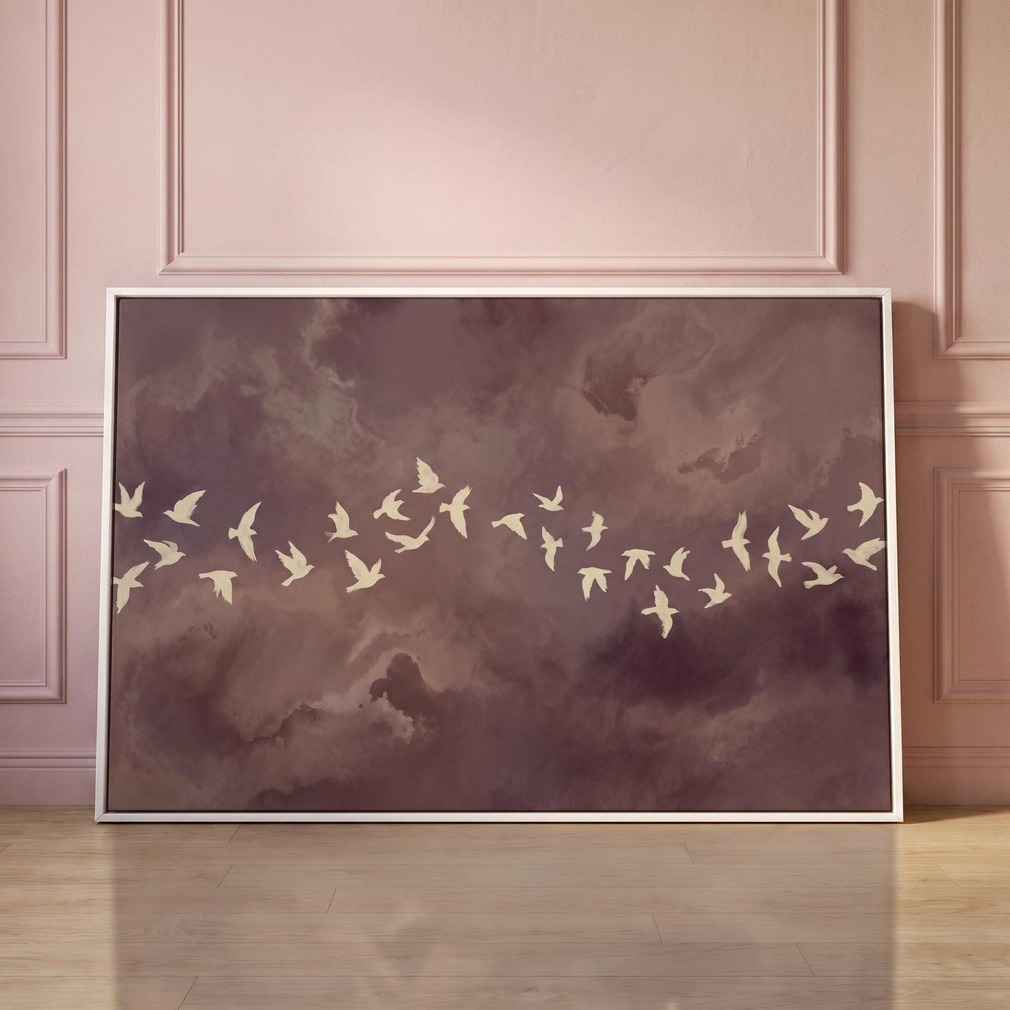 Birds in Flight Canvas Wall Art