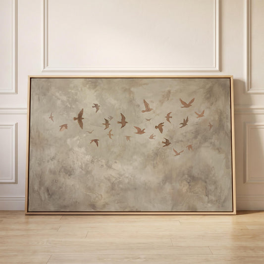 Birds in Flight Canvas Wall Art