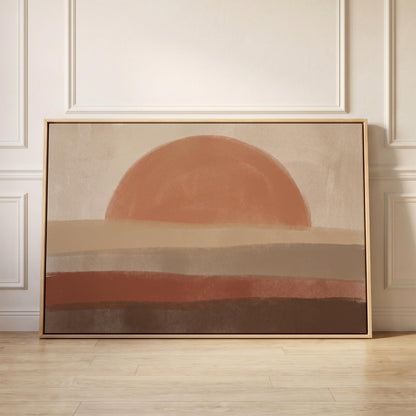 Abstract Sunset Canvas Wall Art