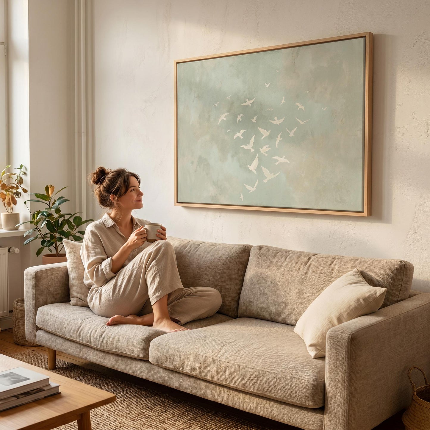 Flying Birds Canvas Wall Art