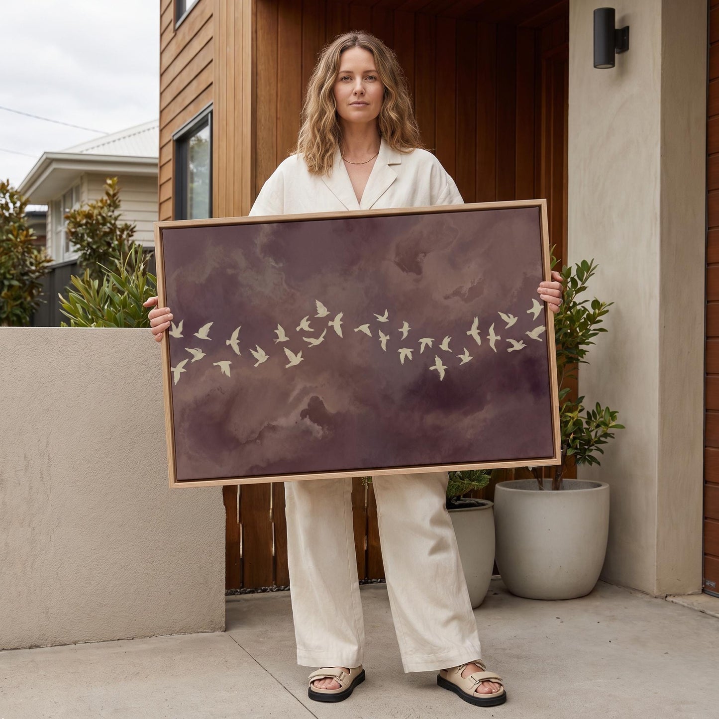Birds in Flight Canvas Wall Art