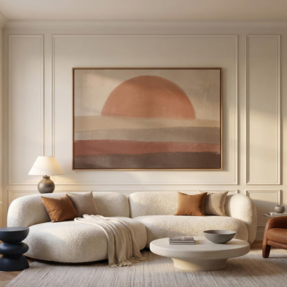 Abstract Sunset Canvas Wall Art