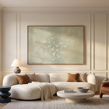 Flying Birds Canvas Wall Art