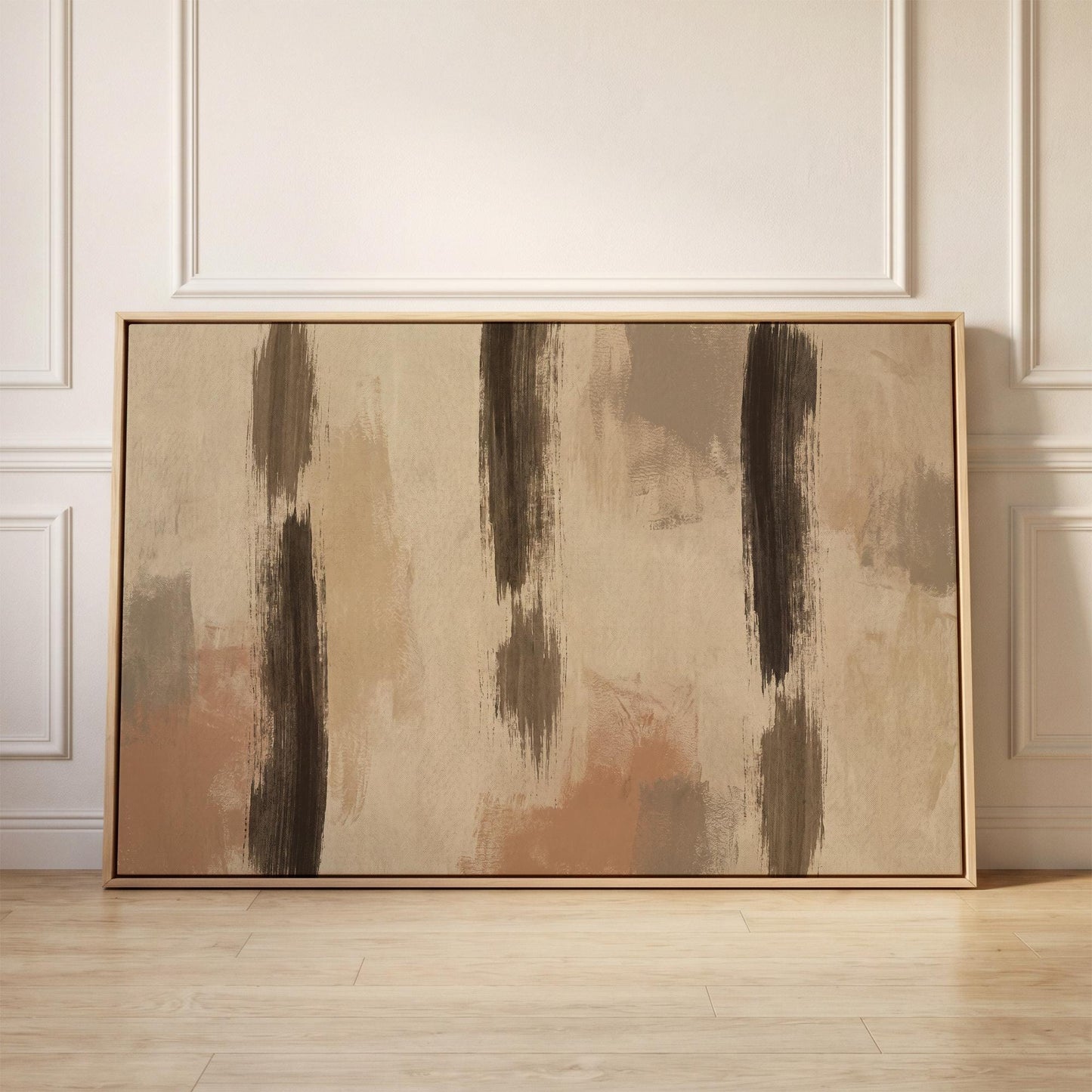 Abstract Brushstroke Canvas Wall Art