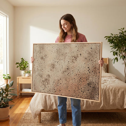 Abstract Textured Terrain Canvas Wall Art